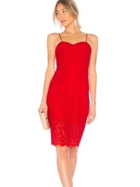 Bardot Pierre Lace Spaghetti Strap Bustier Sheath Dress Size 10